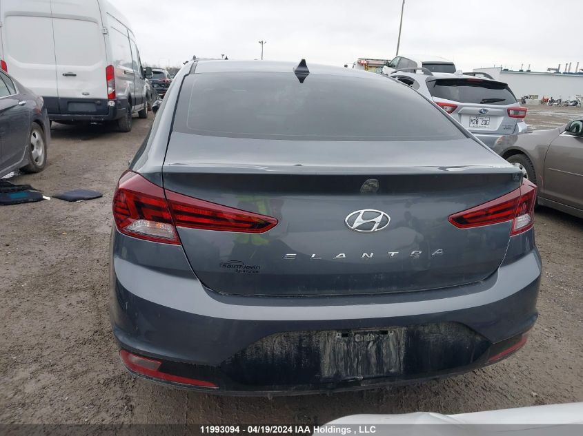 2019 Hyundai Elantra Preferred VIN: KMHD84LF5KU754407 Lot: 11993094