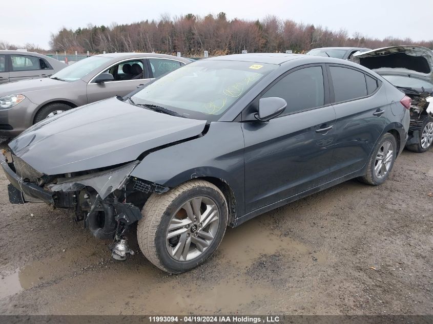 2019 Hyundai Elantra Preferred VIN: KMHD84LF5KU754407 Lot: 11993094