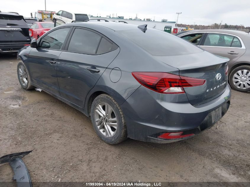 2019 Hyundai Elantra Preferred VIN: KMHD84LF5KU754407 Lot: 11993094