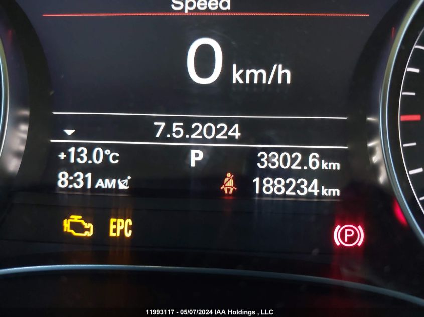 2013 Audi A7 VIN: WAU3GCFC1DN013356 Lot: 11993117