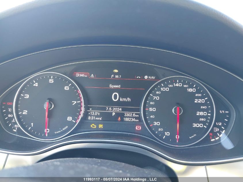 2013 Audi A7 VIN: WAU3GCFC1DN013356 Lot: 11993117