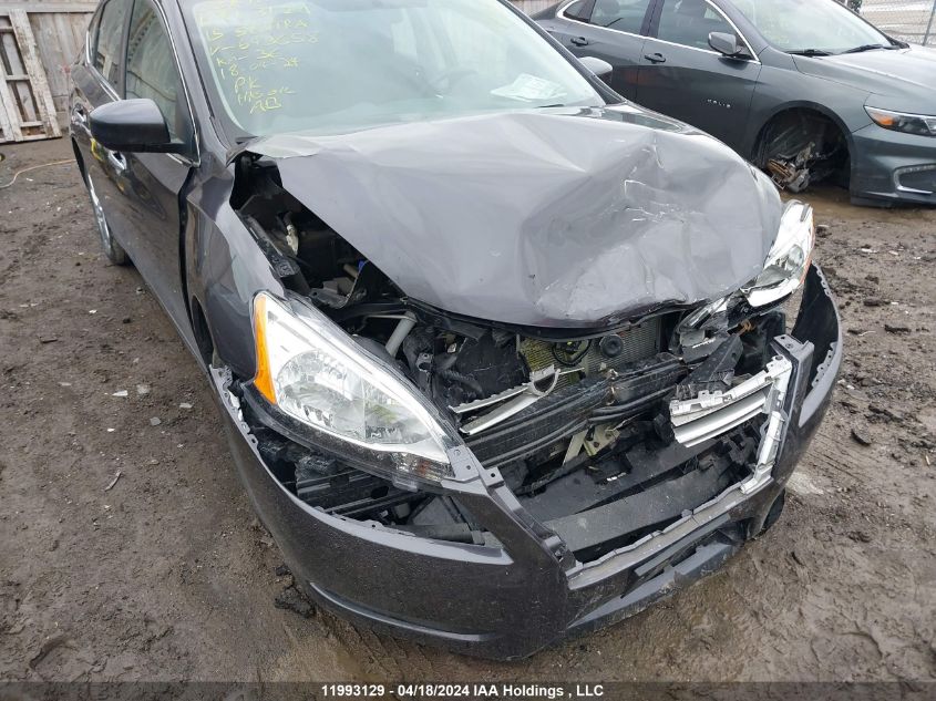 2015 Nissan Sentra VIN: 3N1AB7AP0FL643658 Lot: 11993129