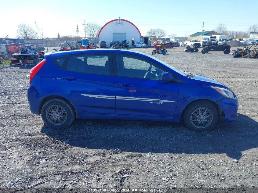 2013 Hyundai Accent Gls/Gs VIN: KMHCT5AE5DU094284 Lot: 11993130