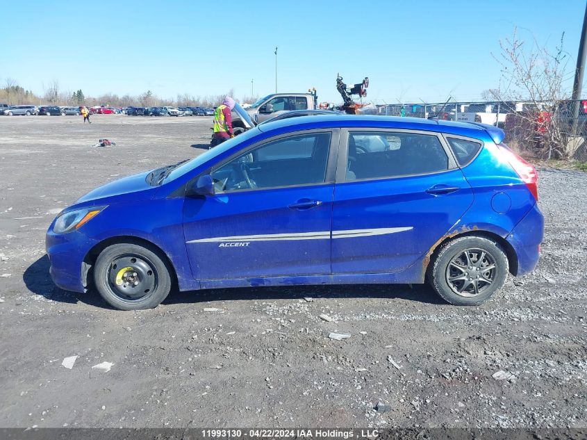 2013 Hyundai Accent Gls/Gs VIN: KMHCT5AE5DU094284 Lot: 11993130