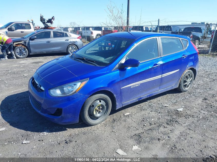 2013 Hyundai Accent Gls/Gs VIN: KMHCT5AE5DU094284 Lot: 11993130