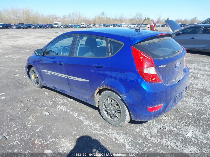 2013 Hyundai Accent Gls/Gs VIN: KMHCT5AE5DU094284 Lot: 11993130