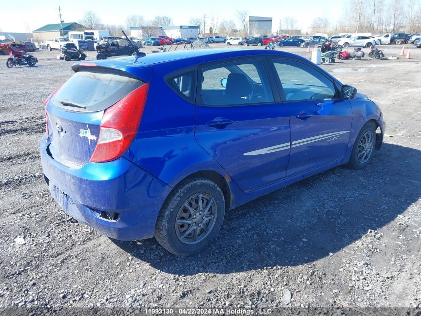 2013 Hyundai Accent Gls/Gs VIN: KMHCT5AE5DU094284 Lot: 11993130