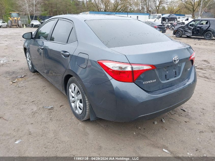 2015 Toyota Corolla Ce/Le/S VIN: 2T1BURHE5FC395003 Lot: 11993139