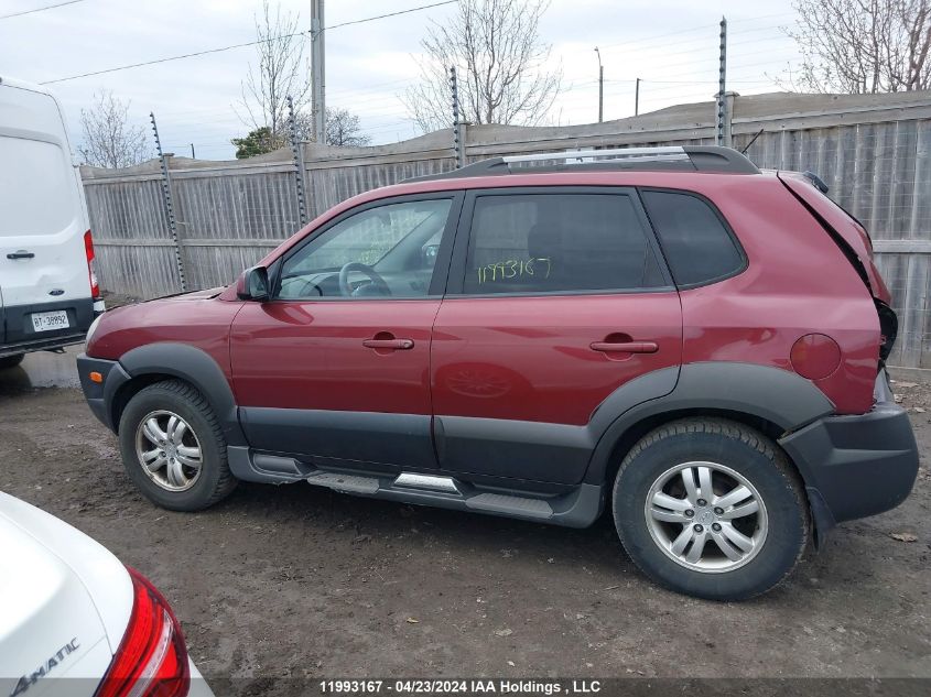 2007 Hyundai Tucson VIN: KM8JM12DX7U659104 Lot: 11993167