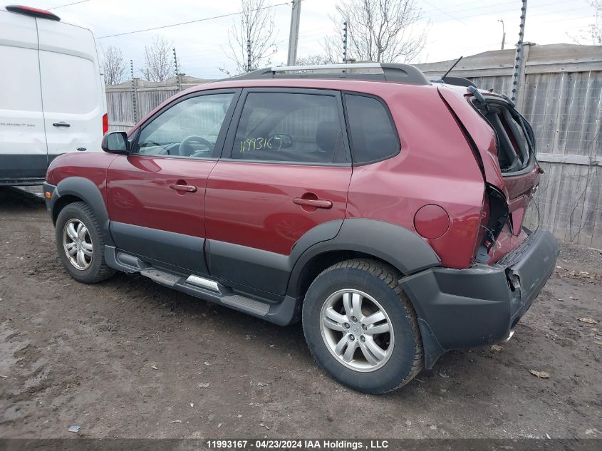 2007 Hyundai Tucson VIN: KM8JM12DX7U659104 Lot: 11993167