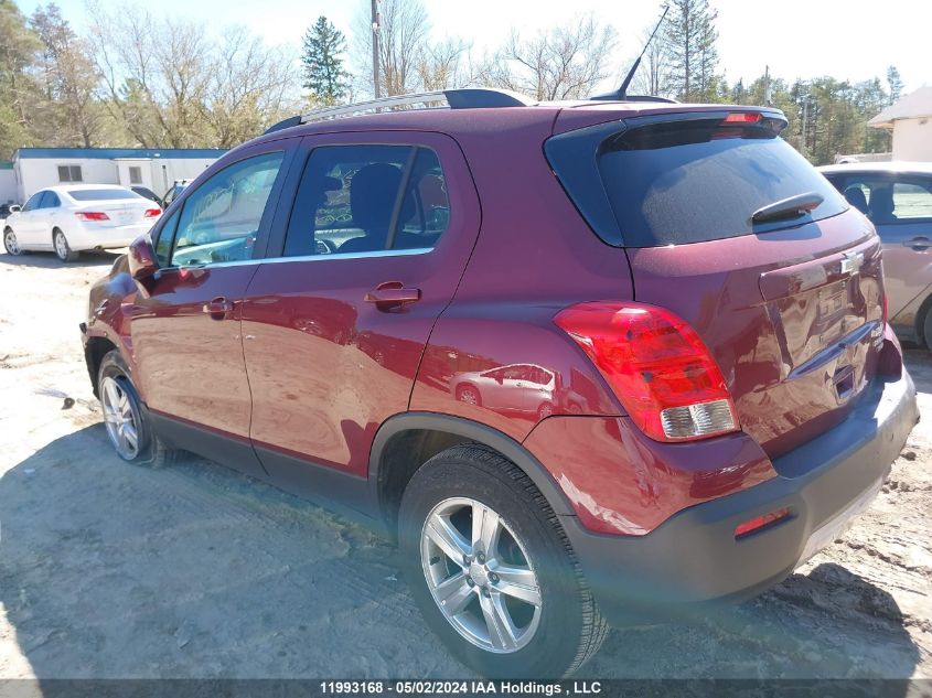 2013 Chevrolet Trax VIN: 3GNCJPSB7DL156649 Lot: 11993168