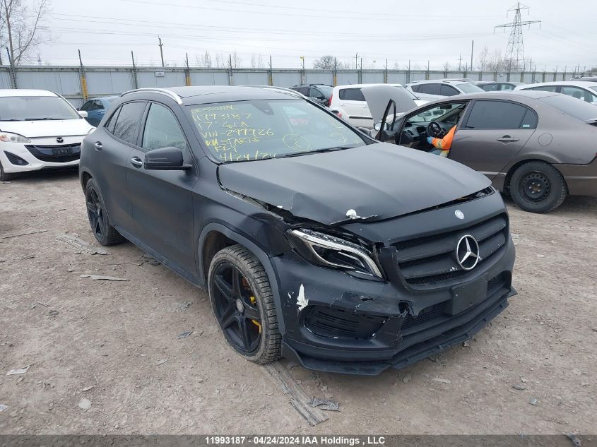 2017 Mercedes-Benz Gla VIN: WDCTG4GB1HJ299926 Lot: 11993187