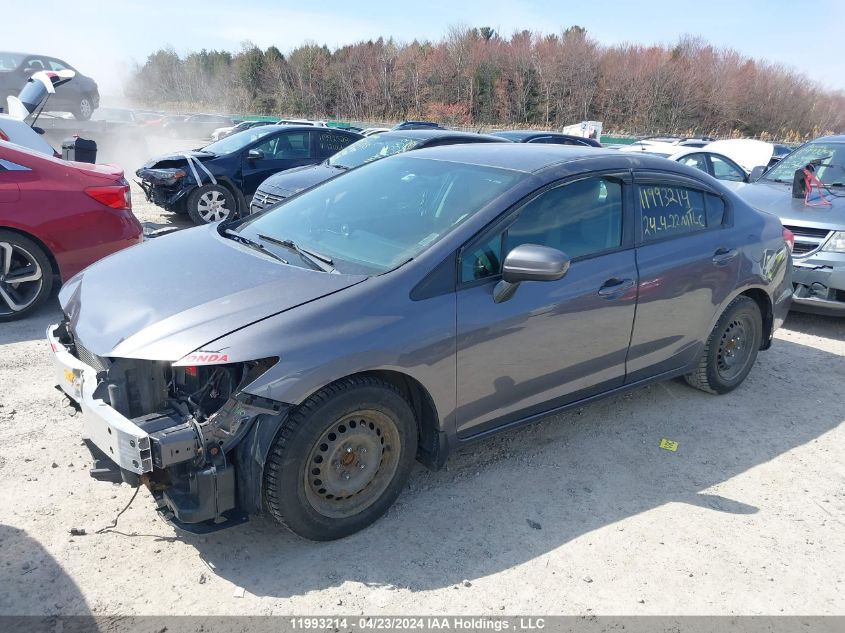 2014 Honda Civic Sedan VIN: 2HGFB2F49EH043833 Lot: 11993214