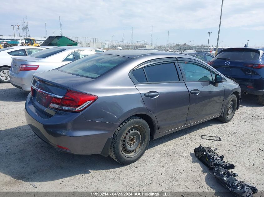 2014 Honda Civic Sedan VIN: 2HGFB2F49EH043833 Lot: 11993214