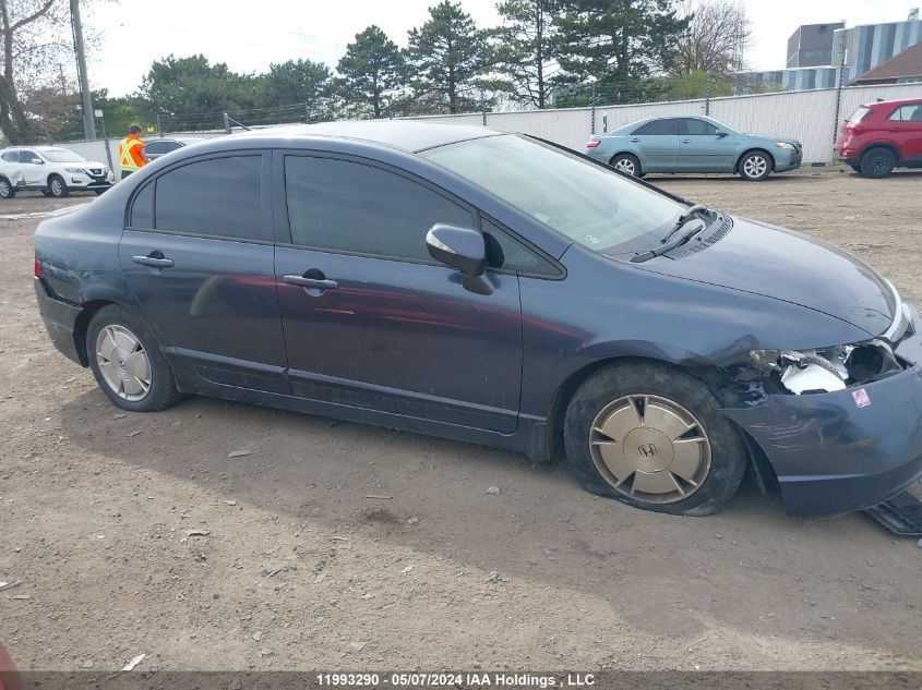 2006 Honda Civic Hybrid VIN: JHMFA36296S800163 Lot: 11993290