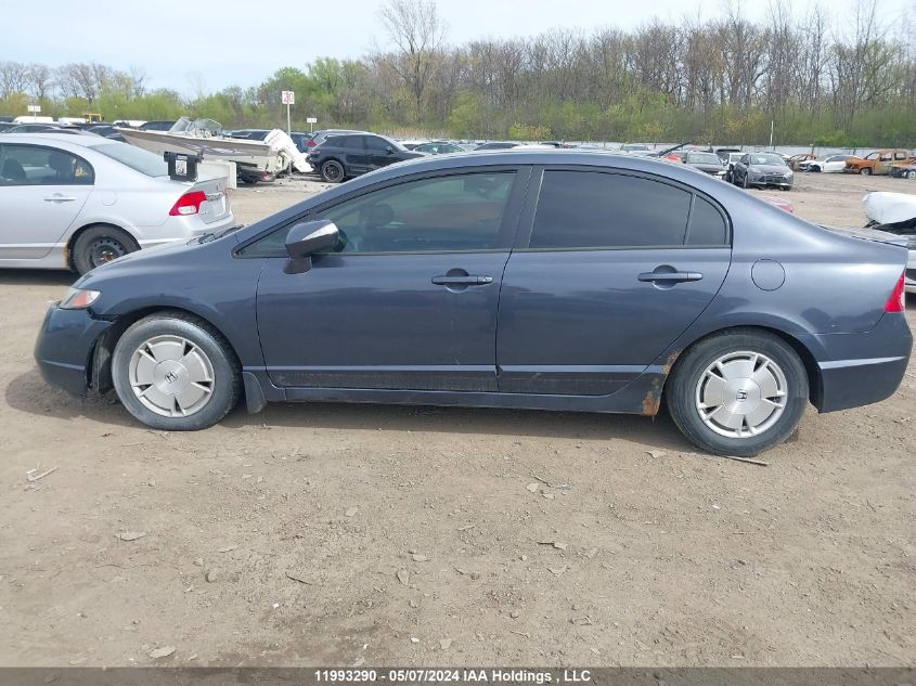 2006 Honda Civic Hybrid VIN: JHMFA36296S800163 Lot: 11993290