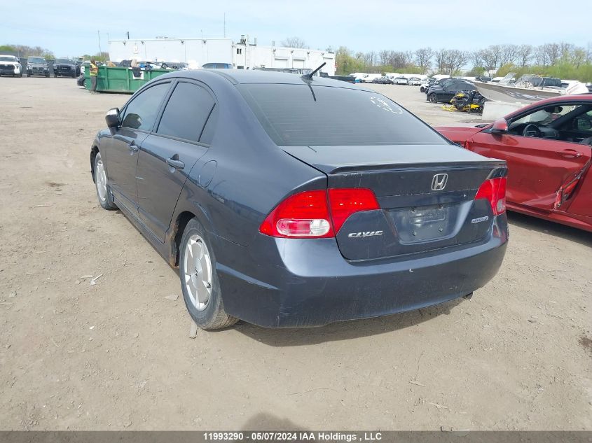 2006 Honda Civic Hybrid VIN: JHMFA36296S800163 Lot: 11993290