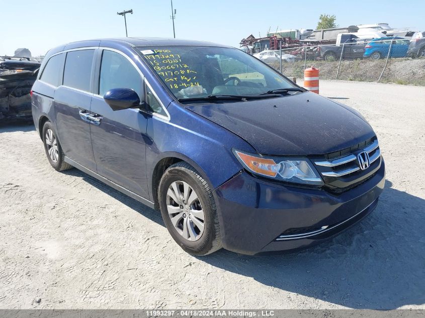 2015 Honda Odyssey VIN: 5FNRL5H62FB066712 Lot: 11993297