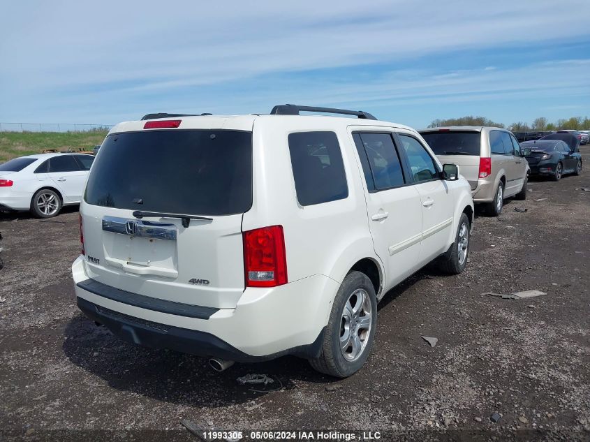 2014 Honda Pilot Exl VIN: 5FNYF4H5XEB501432 Lot: 11993305