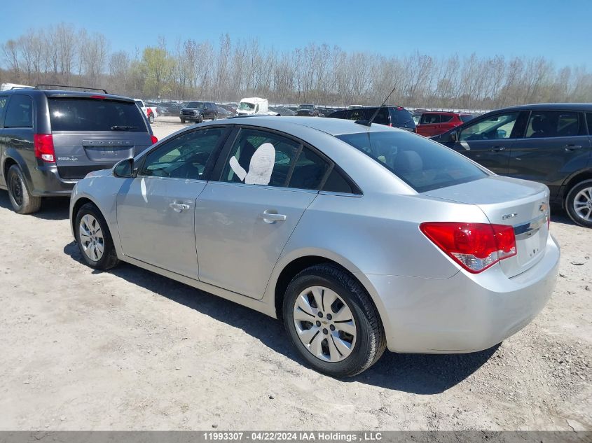 2012 Chevrolet Cruze Lt VIN: 1G1PF5SC8C7390657 Lot: 11993307