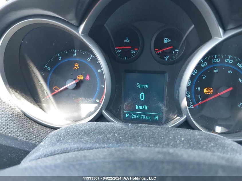 2012 Chevrolet Cruze Lt VIN: 1G1PF5SC8C7390657 Lot: 11993307