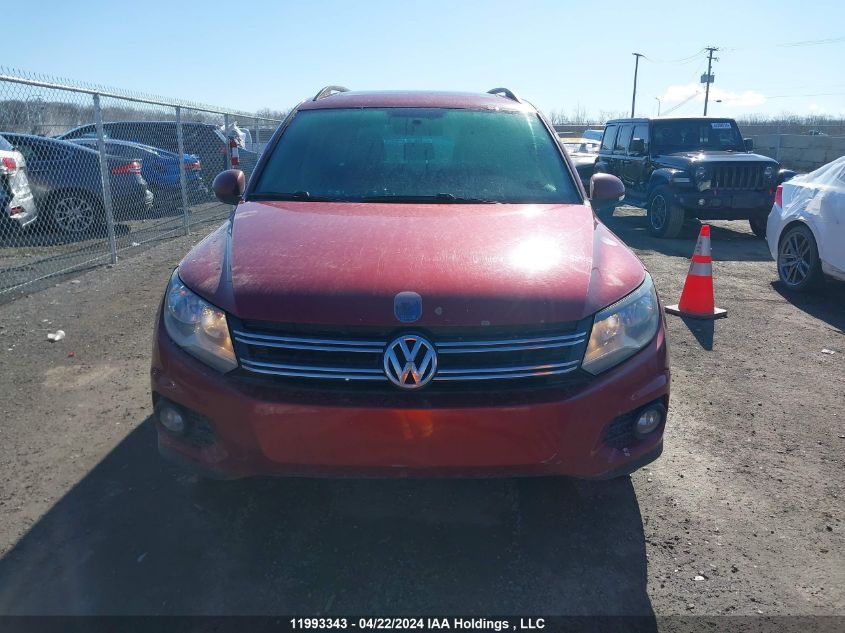 2012 Volkswagen Tiguan S/Se/Sel VIN: WVGBV7AX6CW003013 Lot: 11993343