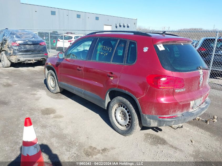 2012 Volkswagen Tiguan S/Se/Sel VIN: WVGBV7AX6CW003013 Lot: 11993343