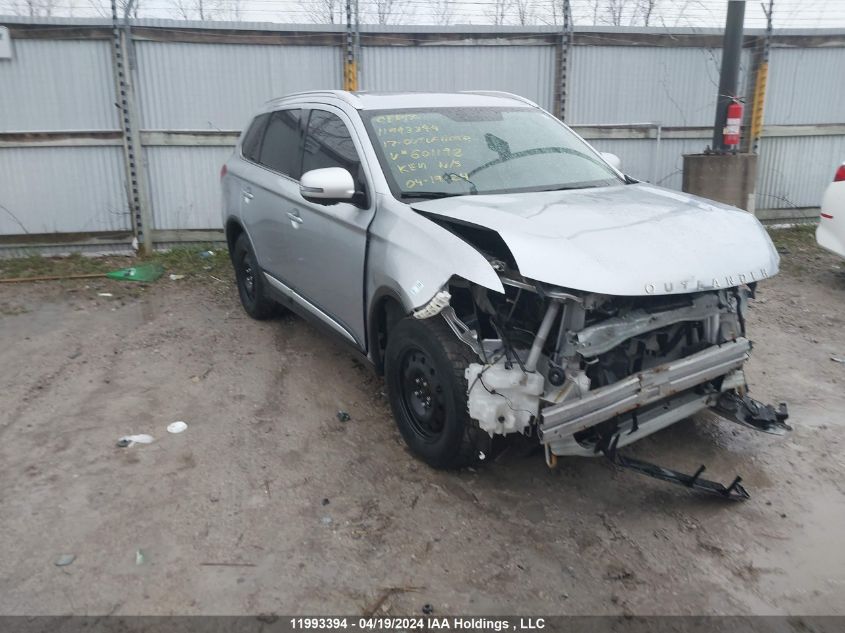 2017 Mitsubishi Outlander Es VIN: JA4AZ2A33HZ601192 Lot: 11993394