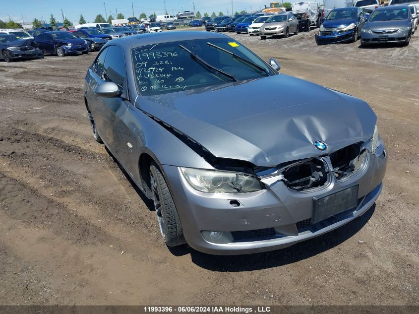 2009 BMW 3 Series VIN: WBAWC33569PU83344 Lot: 11993396