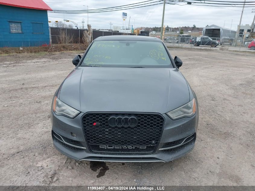 2015 Audi S3/A3 VIN: WAUFFRFFXF1107470 Lot: 11993407