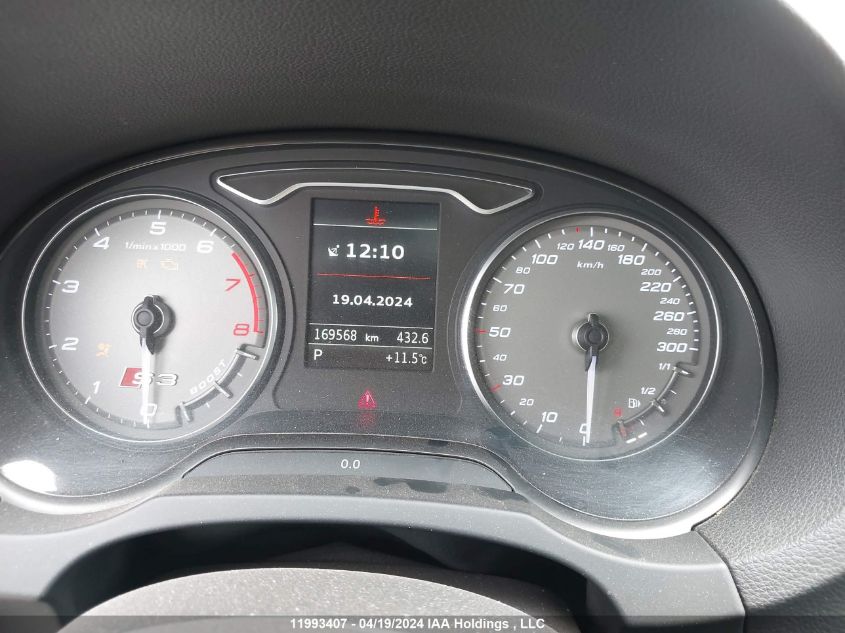 2015 Audi S3/A3 VIN: WAUFFRFFXF1107470 Lot: 11993407