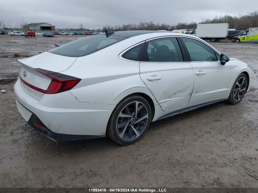 2022 Hyundai Sonata Sel Plus VIN: 5NPEJ4J24NH148608 Lot: 11993419