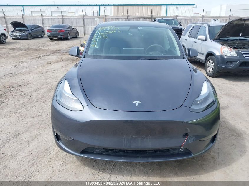 2022 Tesla Model Y VIN: 7SAYGDEF0NF463030 Lot: 11993453