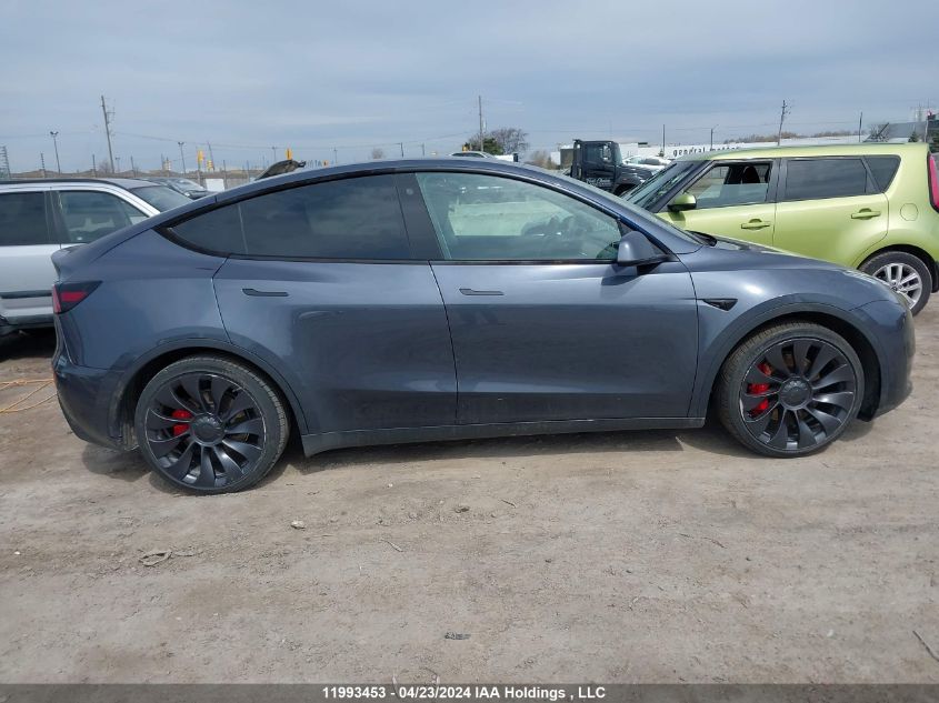 2022 Tesla Model Y VIN: 7SAYGDEF0NF463030 Lot: 11993453