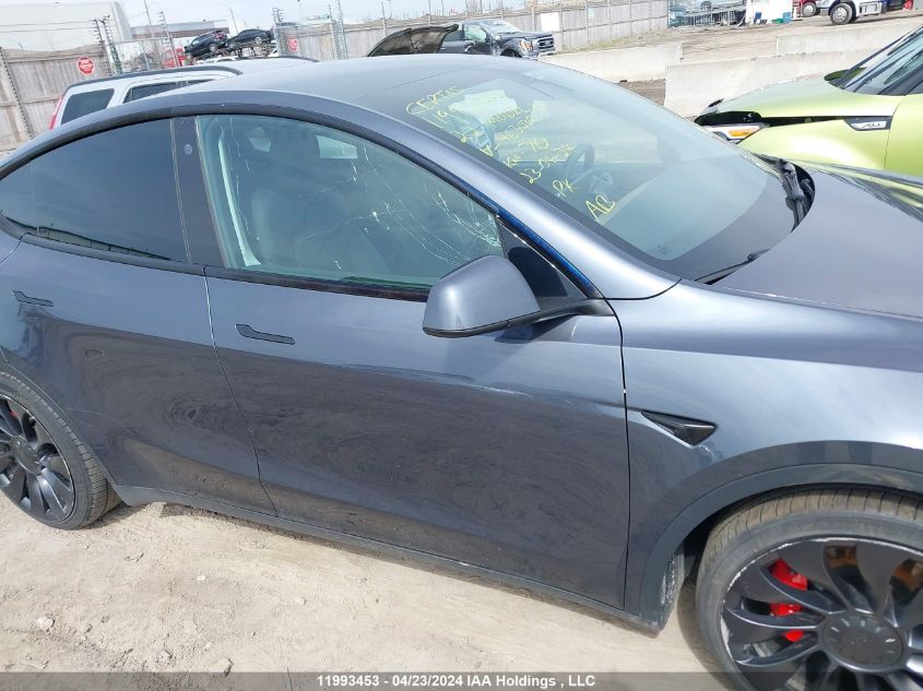 2022 Tesla Model Y VIN: 7SAYGDEF0NF463030 Lot: 11993453