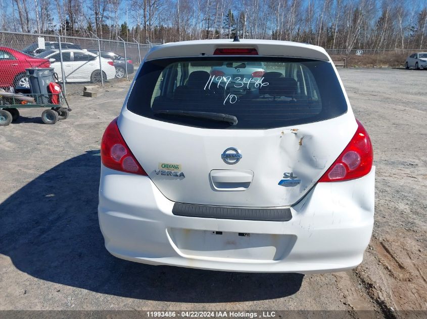 2010 Nissan Versa S/Sl VIN: 3N1BC1CP3AL450909 Lot: 11993486