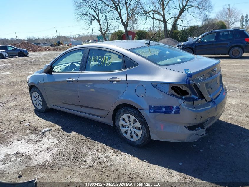 2016 Hyundai Accent Se VIN: KMHCT4AEXGU164893 Lot: 11993492