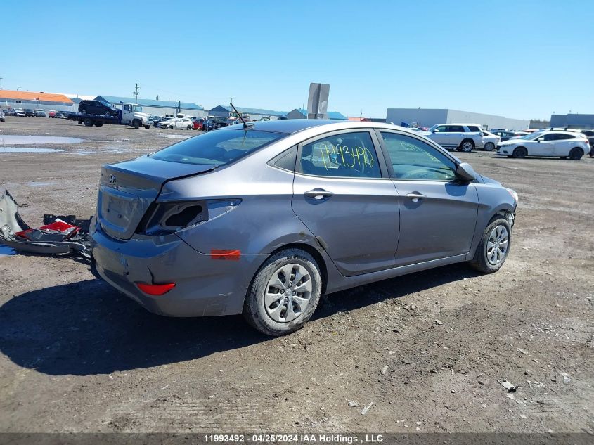 2016 Hyundai Accent Se VIN: KMHCT4AEXGU164893 Lot: 11993492