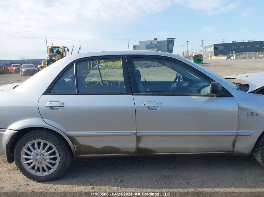 2003 Mazda Protege VIN: JM1BJ225230220366 Lot: 11993508