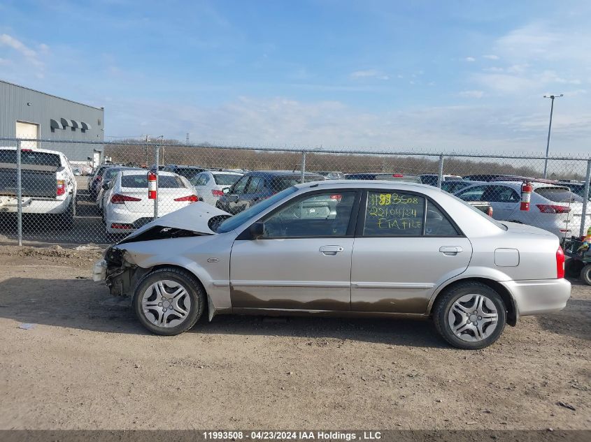 2003 Mazda Protege VIN: JM1BJ225230220366 Lot: 11993508