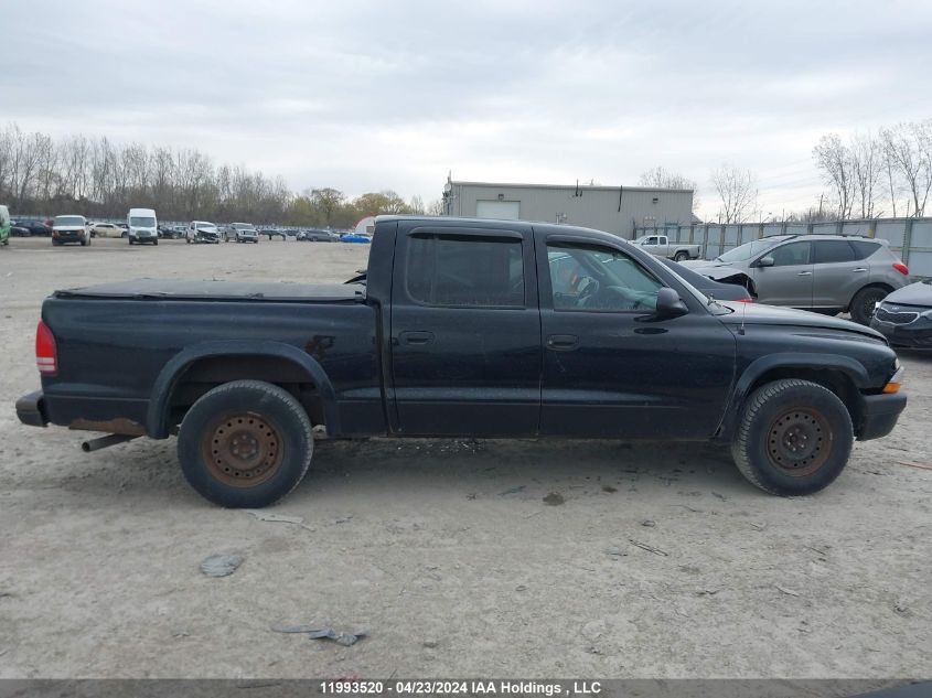 2004 Dodge Dakota Sport VIN: 1D7HL38N84S613771 Lot: 11993520