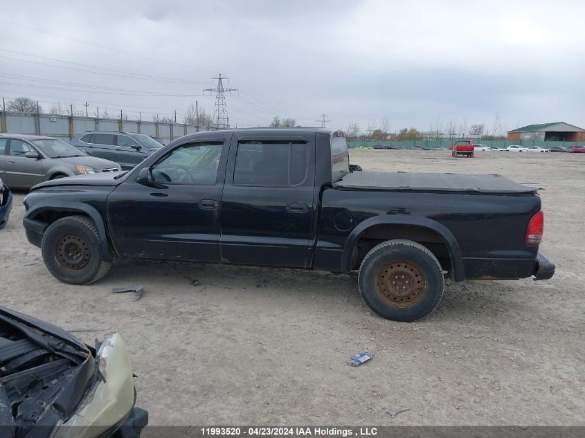 2004 Dodge Dakota Sport VIN: 1D7HL38N84S613771 Lot: 11993520