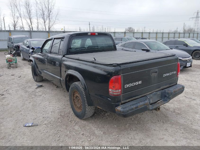 2004 Dodge Dakota Sport VIN: 1D7HL38N84S613771 Lot: 11993520