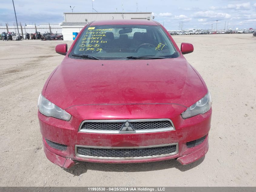 2012 Mitsubishi Lancer VIN: JA32U2FU2CU609847 Lot: 11993530