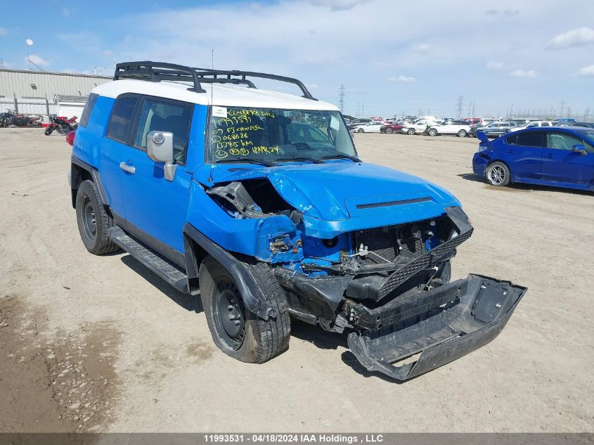 2007 Toyota Fj Cruiser VIN: JTEBU11F870068686 Lot: 11993531