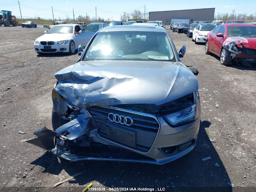 2013 Audi A4 Premium VIN: WAUBFCFL3DN044106 Lot: 11993539