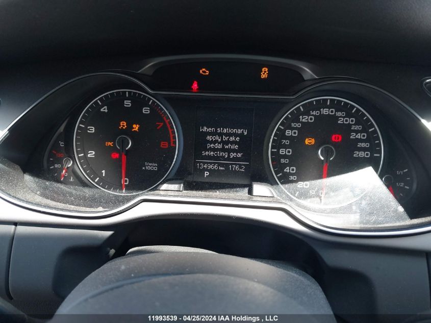 2013 Audi A4 Premium VIN: WAUBFCFL3DN044106 Lot: 11993539