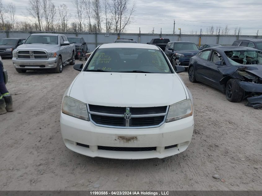 2009 Dodge Avenger Sxt VIN: 1B3LC56D29N511321 Lot: 11993585