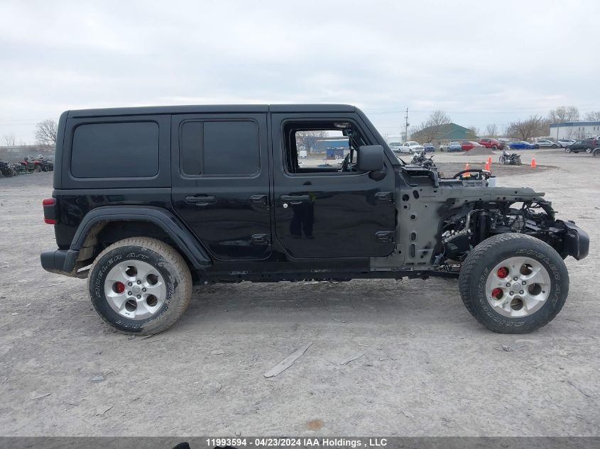 2022 Jeep Wrangler Unlimited Sahara VIN: 1C4HJXEN8NW119805 Lot: 11993594