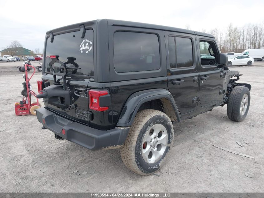 2022 Jeep Wrangler Unlimited Sahara VIN: 1C4HJXEN8NW119805 Lot: 11993594